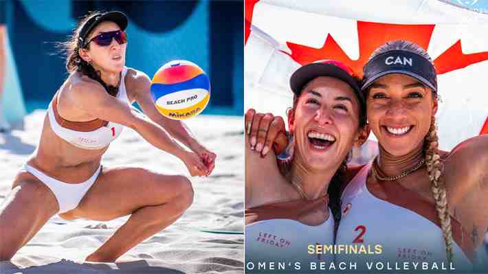 Melissa Humaña-Paredes, la chilena-canadiense que jugará la final por el oro en el vóleibol playa de París 2024