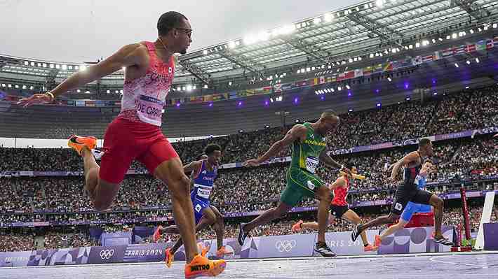 Cierre bestial: Revisa la tremenda carrera de la posta 4x100 en los JJ.OO. y el papelón de EE.UU con increíble error