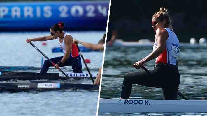 María José Mailliard y Karen Roco finalizaron cuarta y séptima, respectivamente, en la final B del C1 200 en el canotaje