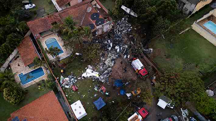 Las primeras hipótesis sobre la caída del avión en Brasil y el testimonio de una persona que no pudo embarcar