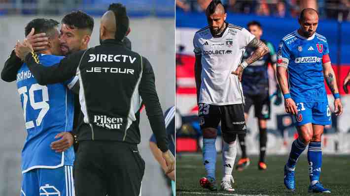 Una fraterna imagen en el final y Vidal encarándose fuerte con los hinchas: Cómo vivió la "Generación dorada" el Superclásico