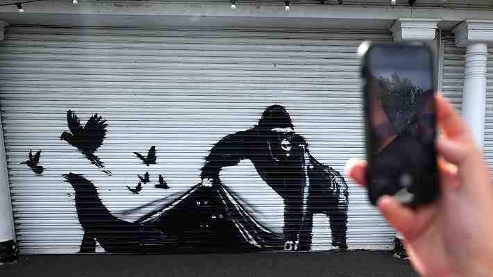 Banksy sigue sorprendiendo con dibujos de animales en Londres: &#34;Traen alegría&#34;