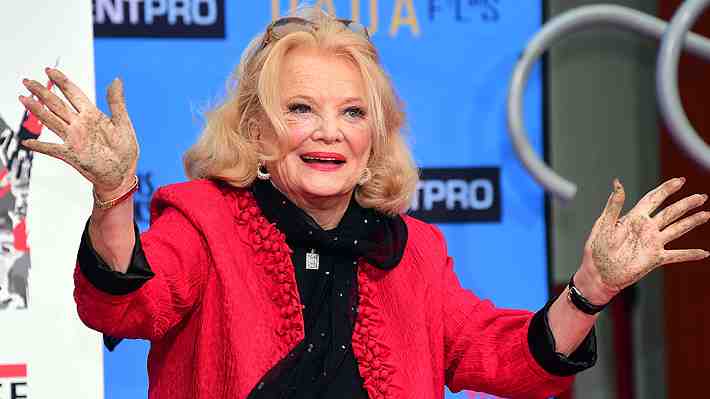 Muere a los 94 años Gena Rowlands, leyenda del cine estadounidense e intérprete de "Diario de una Pasión"