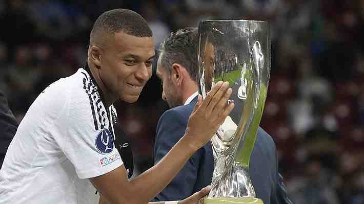 Debut de ensueño para Kylian Mbappé: Anotó un gol y el Real Madrid se consagró campeón de la Supercopa de Europa