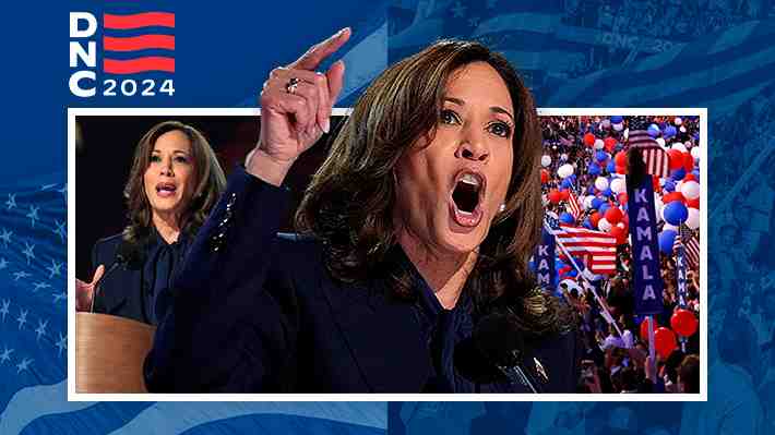 Desde estrellas del espectáculo a la despedida de Biden: Las claves de la Convención Demócrata que exaltó a Kamala Harris