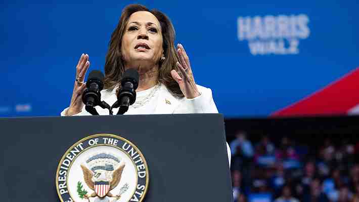 Primera entrevista de Kamala Harris como candidata: Se muestra firme con la migración y ataca a Donald Trump
