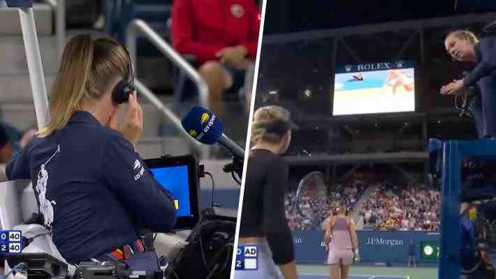 El punto que generó enorme polémica en el partido de Beatriz Haddad Maia con Anna Kalinskaya en el US Open