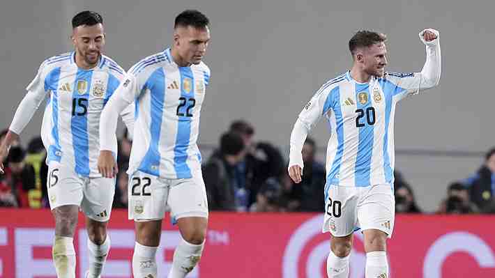 Revisa los goles con que Argentina le ganó a Chile por Clasificatorias