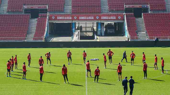 Con Brereton incluido: El 11 ultra ofensivo que paró Gareca en el último entrenamiento de Chile