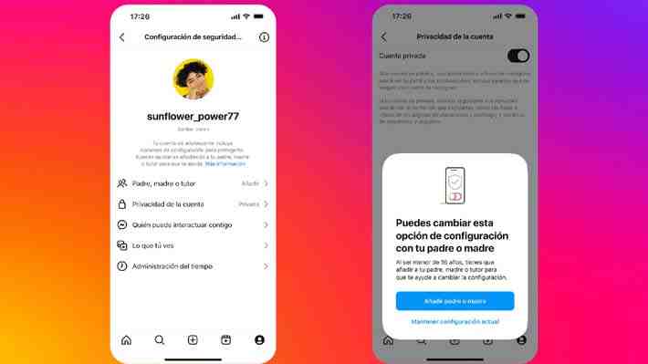 Instagram lanza cuentas para proteger a los adolescentes: Serán privadas por defecto y los padres podrán controlarlas