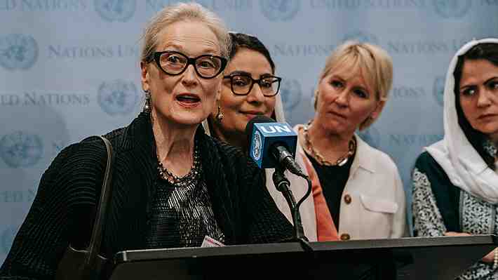 Meryl Streep lanza dura crítica por la situación de las mujeres en Afganistán: &#34;Una ardilla tiene más derechos&#34;