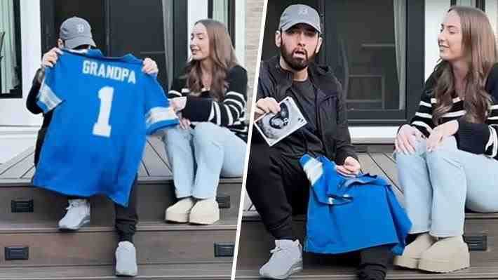 Eminem anuncia que se convertirá por primera vez en abuelo a sus 51 años en el video sobre su nueva canción
