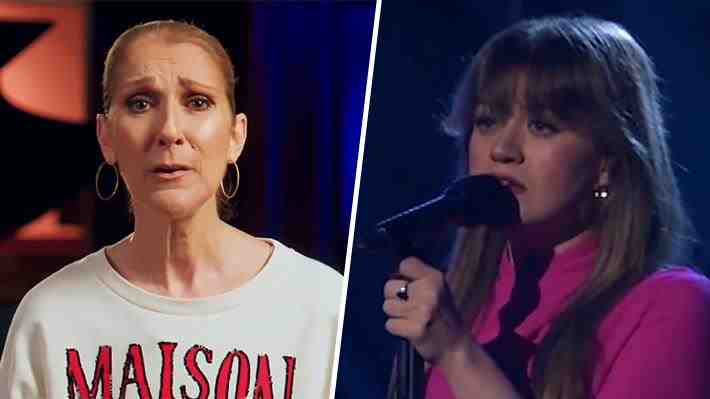 Video | Celine Dion se emociona con versión de "My Heart Will Go On" de Kelly Clarkson: "Estuviste absolutamente increíble"