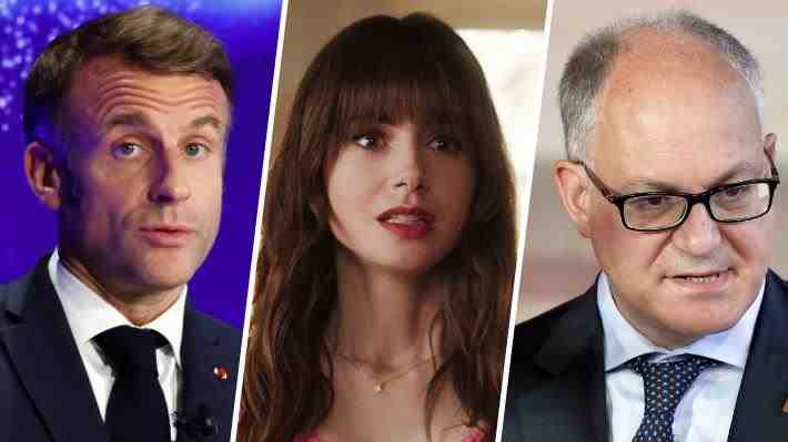 "Lucharemos duro" y "debería relajarse": La insólita disputa entre Emmanuel Macron y el alcalde de Roma por "Emily in Paris"