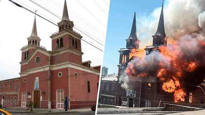 Era monumento nacional desde 1994: La historia de la iglesia San Antonio de Padua que hoy fue consumida por las llamas