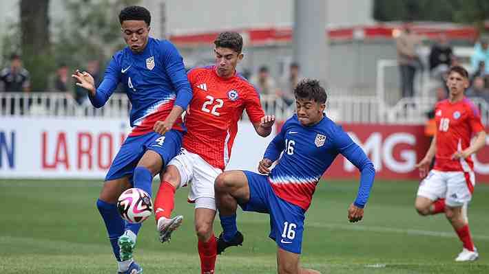 La "Roja" Sub 20 sufrió aplastante derrota ante Estados Unidos en amistoso preparatorio para el Mundial