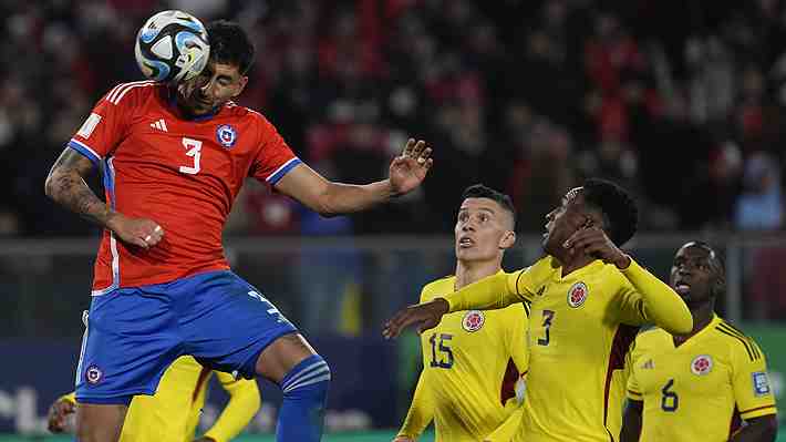 Cómo formarían Chile y Colombia por Clasificatorias, a qué hora es el partido y quién transmite