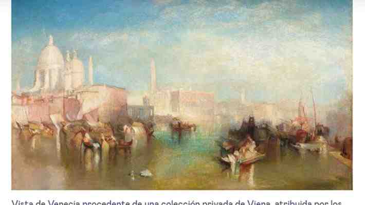 Estudio afirma haber descubierto una obra olvidada de William Turner en Viena que sería de 1840: &#34;Los análisis lo demuestran&#34;