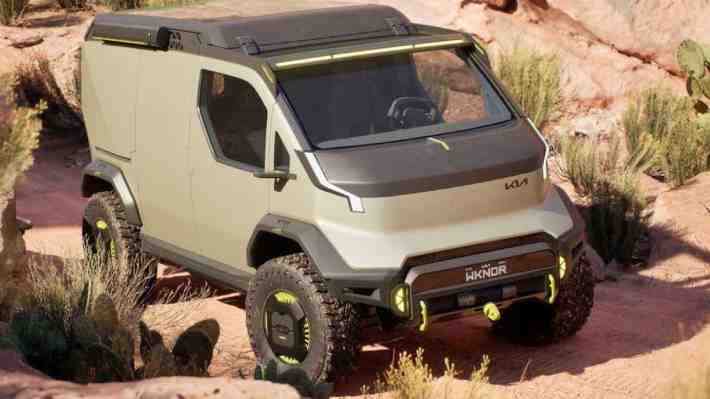 Kia presentará una futurista furgoneta todoterreno eléctrica en el SEMA Show