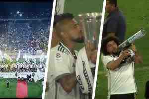 Impresionante celebración del título de Colo Colo en un Monumental repleto y con dedicatorias a la U: Imágenes