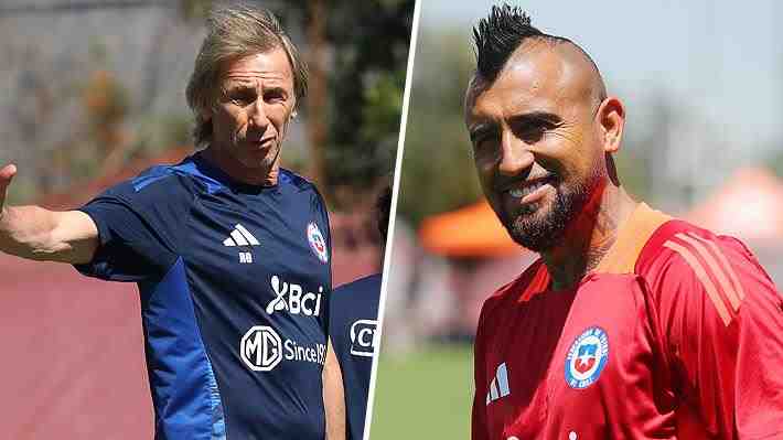 ¿Vidal titular? La primera formación que probó Gareca para enfrentar a Perú por las Clasificatorias