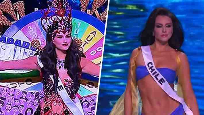 Con exótico traje típico y luego en bikini: El paso de Emilia Dides en busca de llegar a la final de Miss Universo