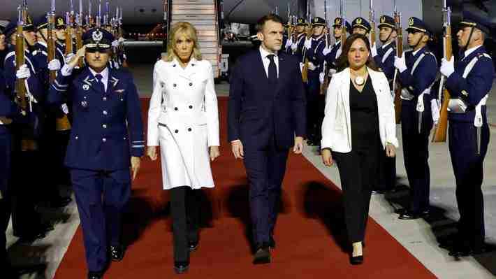 Discurso ante el Congreso y visita al rompehielos Almirante Viel: La agenda de Macron en Valparaíso