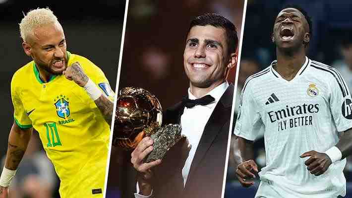 Neymar lanza dardos a Rodri por sus declaraciones sobre Vinicius y la polémica del Balón de Oro