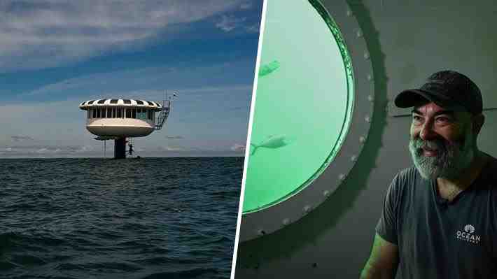 Fotos | Hombre que vive a 11 metros bajo el mar en Panamá hace dos meses busca el récord Guinness: Le quedan 56 días