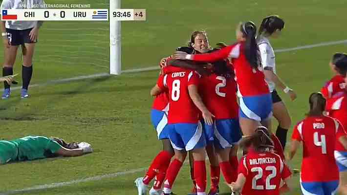 Mira el agónico gol de la "Roja" femenina para vencer a Uruguay en amistoso