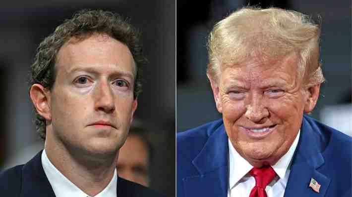 Zuckerberg, CEO de Meta, está  "muy interesado en tener un papel activo" en la política tecnológica de Trump
