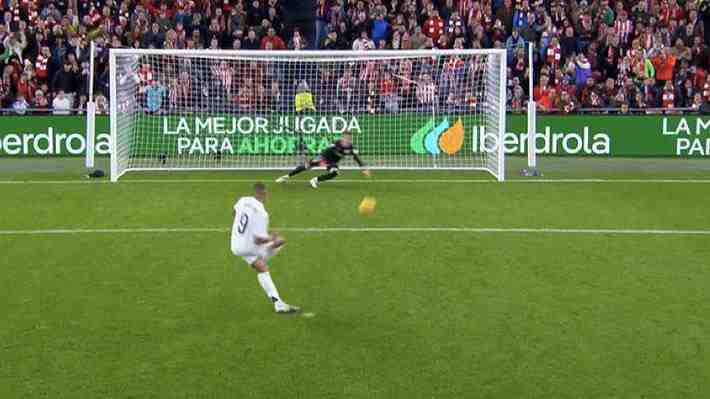 Mbappé otra vez se pierde un penal y el Real Madrid cae en la Liga española