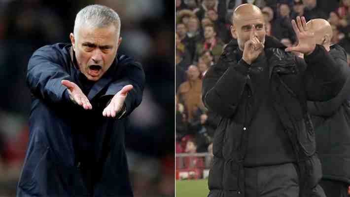 José Mourinho responde con un picante "palo" a Pep Guardiola: "Yo gané mis Premiers de forma justa y limpia"