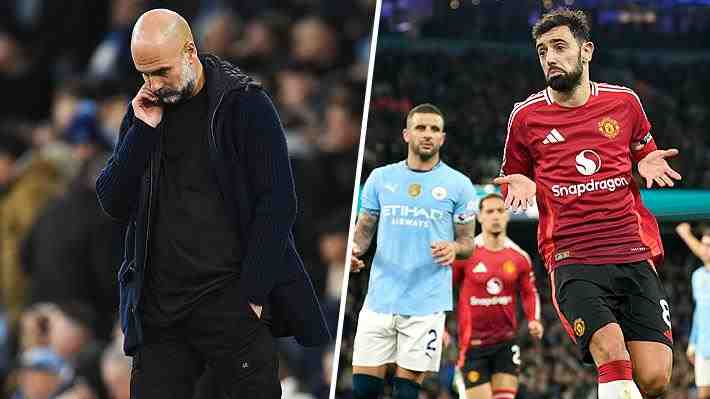 La desesperación y el sincero desahogo de Guardiola tras increíble derrota del City ante el United en el clásico de Manchester