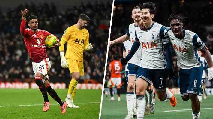 Revisa los dos grotescos errores del arquero del Tottenham ante el Manchester United y el golazo de Son que fue definido como una "obra de arte"