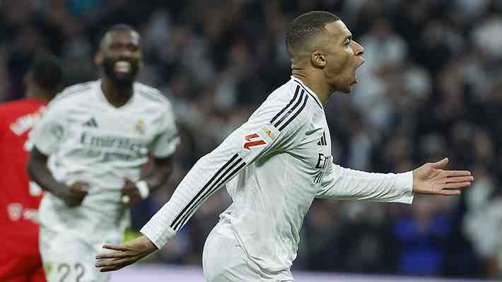 Revisa el golazo "estratosférico" de Mbappé y el resto de los tantos con los que Real Madrid venció a Sevilla en la Liga española