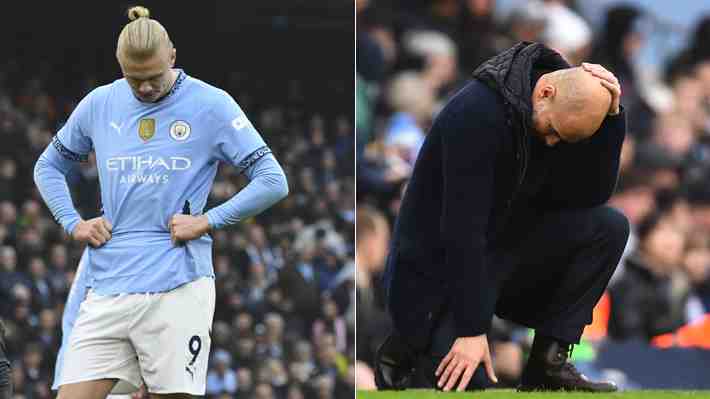 Haaland se pierde un penal y el City empata y sigue en crisis... Mira los goles y el lamento de Guardiola