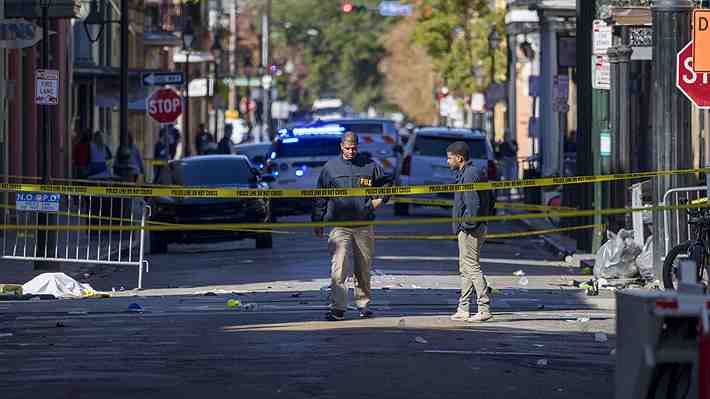 Elevan a 15 los fallecidos tras atropello masivo en Nueva Orleans y encuentran bombas caseras instaladas en la ciudad