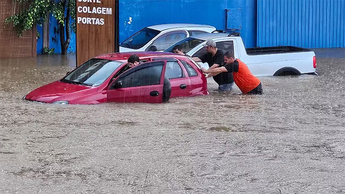 Fotos: Florianópolis y el resto del sur de Brasil sufren producto de las intensas lluvias