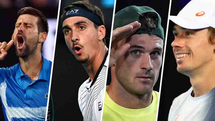 Djokovic-Alcaraz y una tremenda sorpresa: Así se juegan los cuartos de final del Abierto de Australia con partidazos