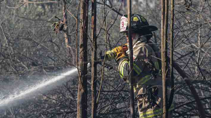 Incendio en San Javier: Ya son 40 las personas evacuadas y se activó alerta SAE en sector La Aldea