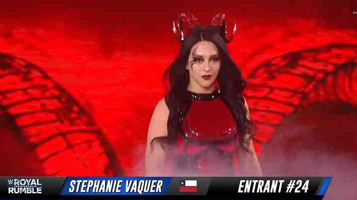 Stephanie Vaquer hace historia en la WWE al ser la primera chilena en aparecer en Royal Rumble