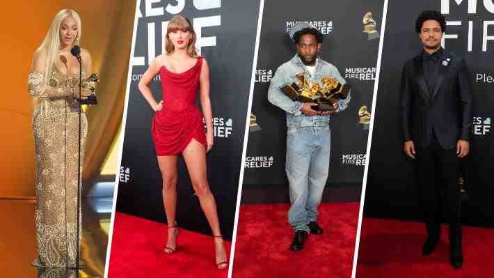 Fotos | Pedrería, brillos, y trajes protagonizaron la gala: Los looks que usaron las estrellas de la música en los Grammy