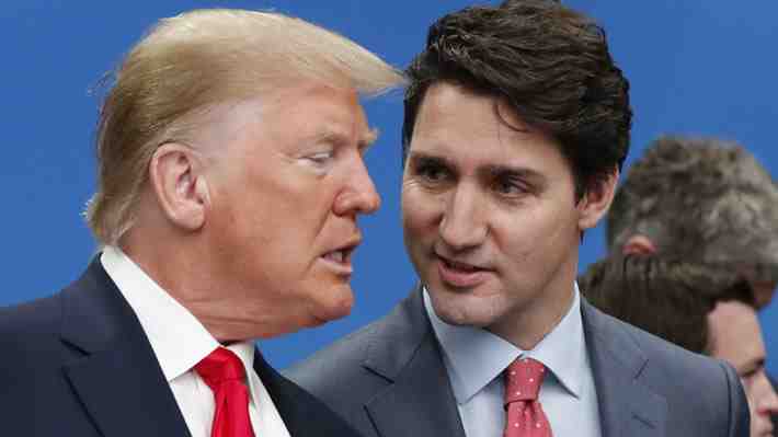 Tras llamada entre Trump y Trudeau, Estados Unidos suspende por 30 días aranceles impuesto a Canadá