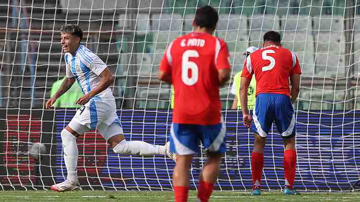 La "Roja" dio pelea, pero perdió con Argentina en el hexagonal del Sudamericano Sub 20