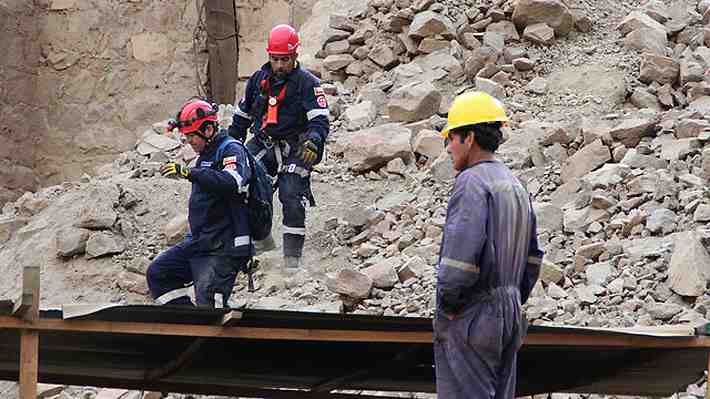 Tres trabajadores fallecen en derrumbe al interior de mina en Copiapó