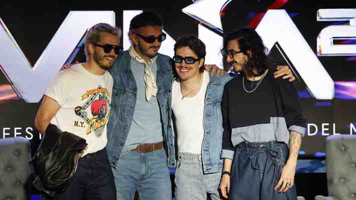 Quiénes son Morat: La banda de pop romántico que abre los fuegos en la última noche de Viña 2025