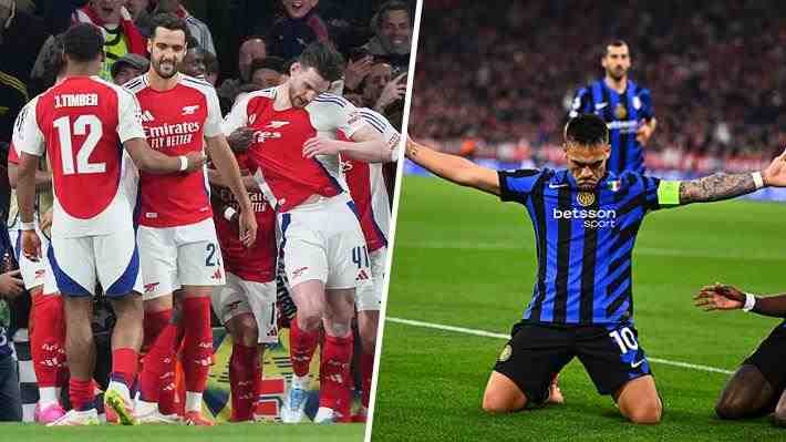 Arrancaron los cuartos de la Champions: El Arsenal goleó al Real Madrid y el Inter venció de visita al Bayern
