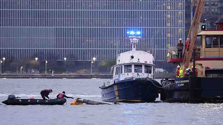 Trump lamenta accidente de helicóptero que dejó seis muertos en Nueva York: "Las imágenes son horribles"