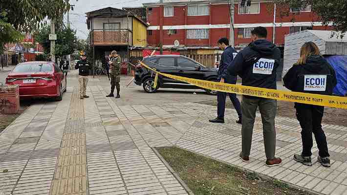 Matan con múltiples disparos a hombre en calle de Cerrillos: Autor andaba en moto